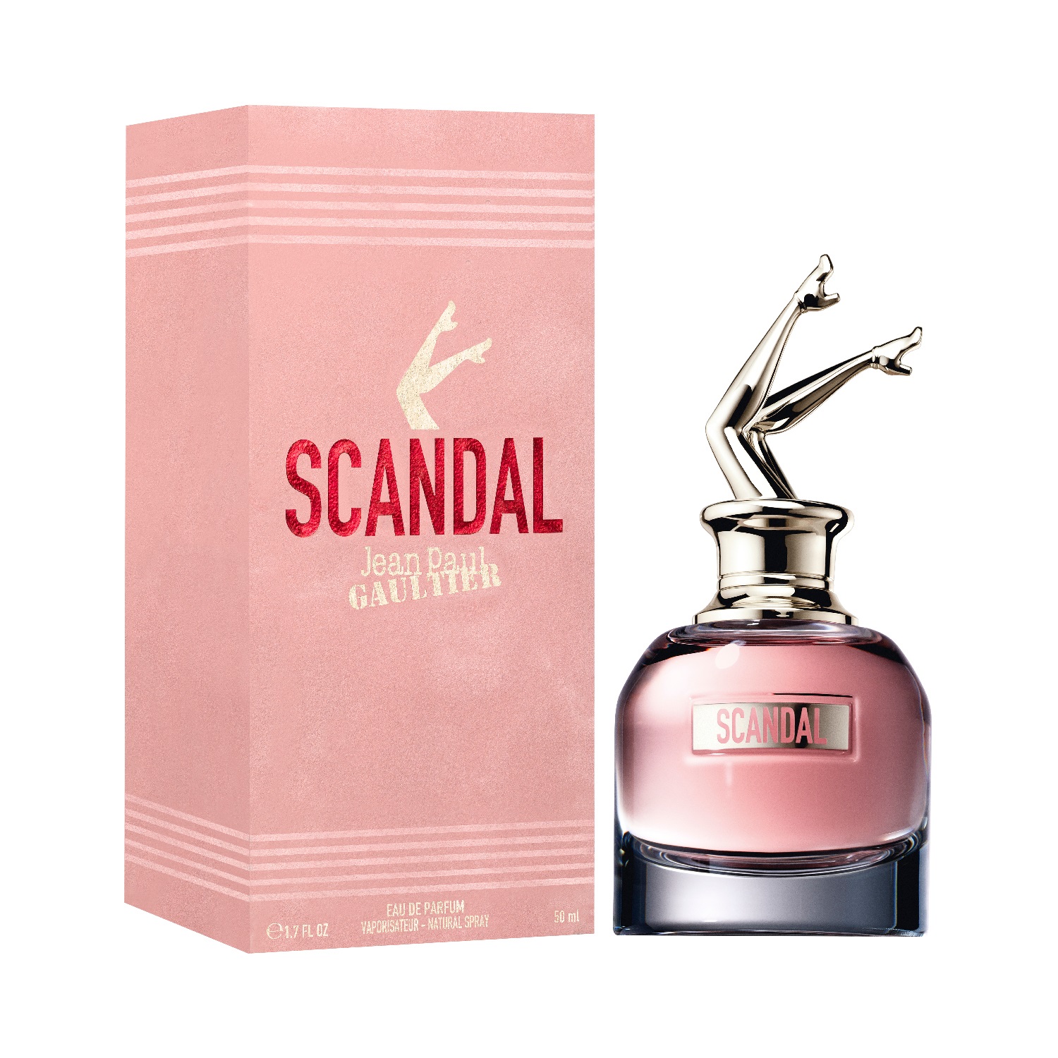 Jean Paul Gaultier Scandal Eau de Parfum 50 ml - Fragranza Floreale Chypre con Note di Gardenia, Miele e Patchouli