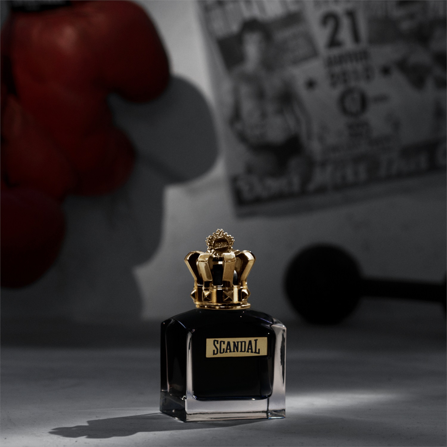 Jean Paul Gaultier Scandal Pour Homme Le Parfum 100ml - Eau de Parfum Intensa e Ricaricabile con Note di Legno di Sandalo e Fava Tonka