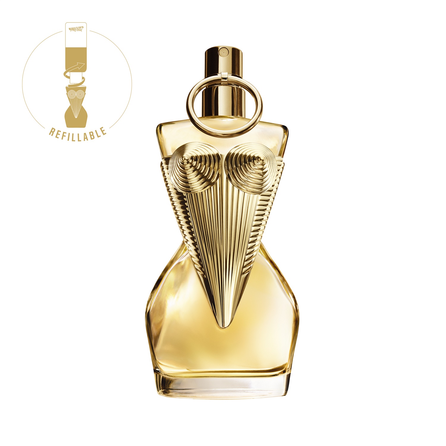 Jean Paul Gaultier Gaultier Divine Eau de Parfum Ricaricabile 50 ml - Fragranza Floreale Ambrata per Donna
