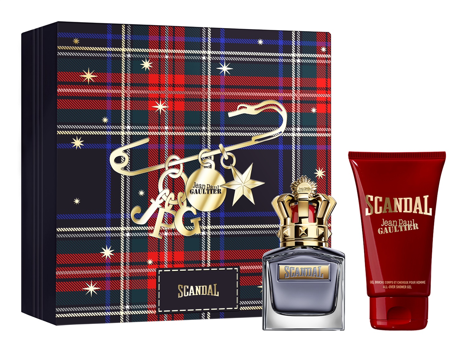 Jean Paul Gaultier Cofanetto Regalo Scandal Pour Homme Eau de Toilette 50ml Shower Gel 75ml - Fragranza Legnosa e Ambrata