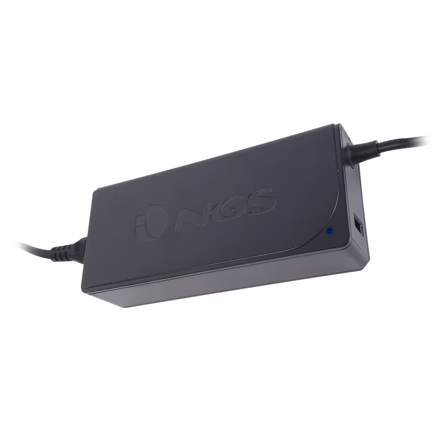 NGS W-65W Caricabatterie Universale USB-C 65W - Ricarica Rapida, Uscita USB 2A, Nero