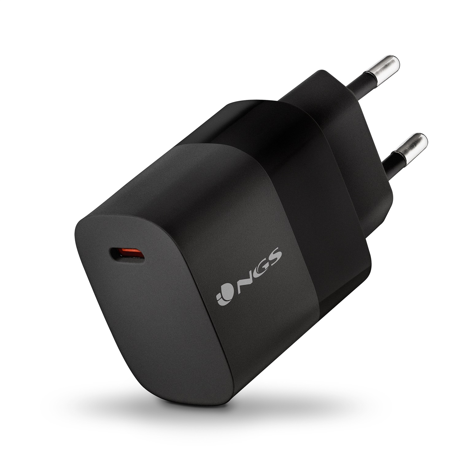 NGS Caricatore da Parete Ultraveloce 20W USB-C Type C Nero