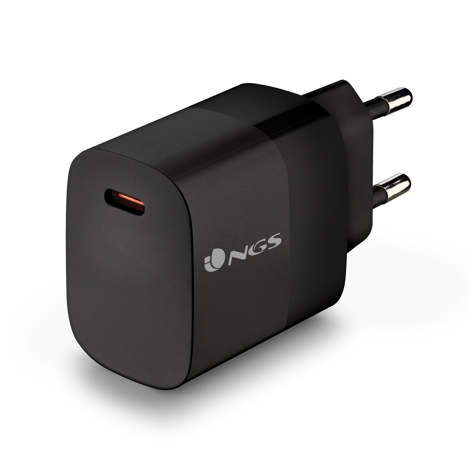 NGS Caricatore da Parete Ultraveloce 20W USB-C Type C Nero