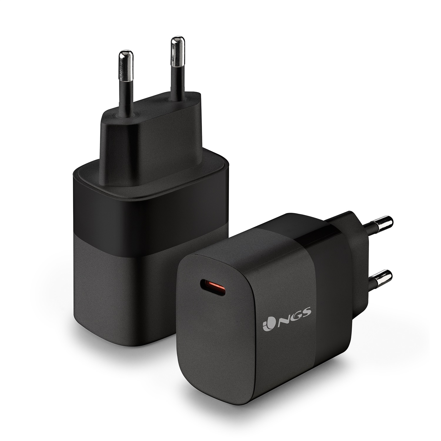NGS Caricatore da Parete Ultraveloce 20W USB-C Type C Nero