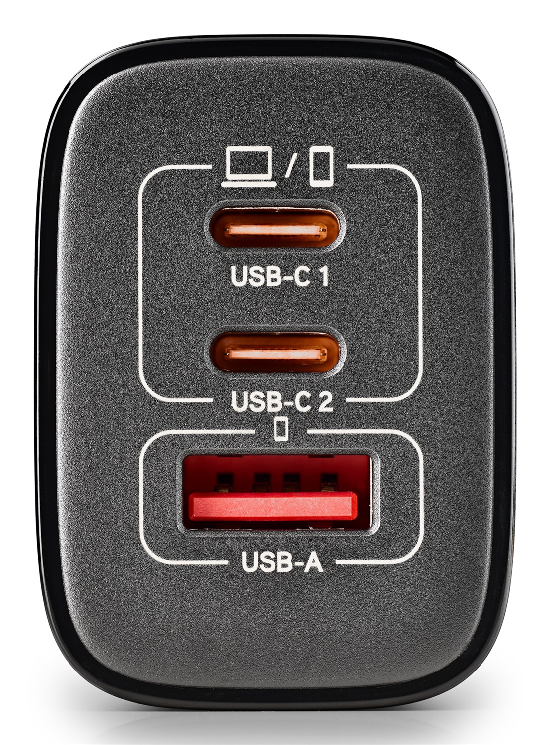 NGS Era Caricabatterie da Parete 65W con 2 USB-C e 1 USB-A, Ricarica Rapida e Design Compatto