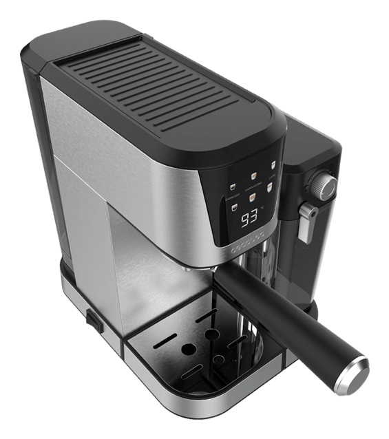Cecotec Macchina da Caffè Semiautomatica Power Espresso 20 Cream - 1350W, 20 Bar, Serbatoio Acqua 1L, Serbatoio Latte 700ml, Sistema Force Aroma