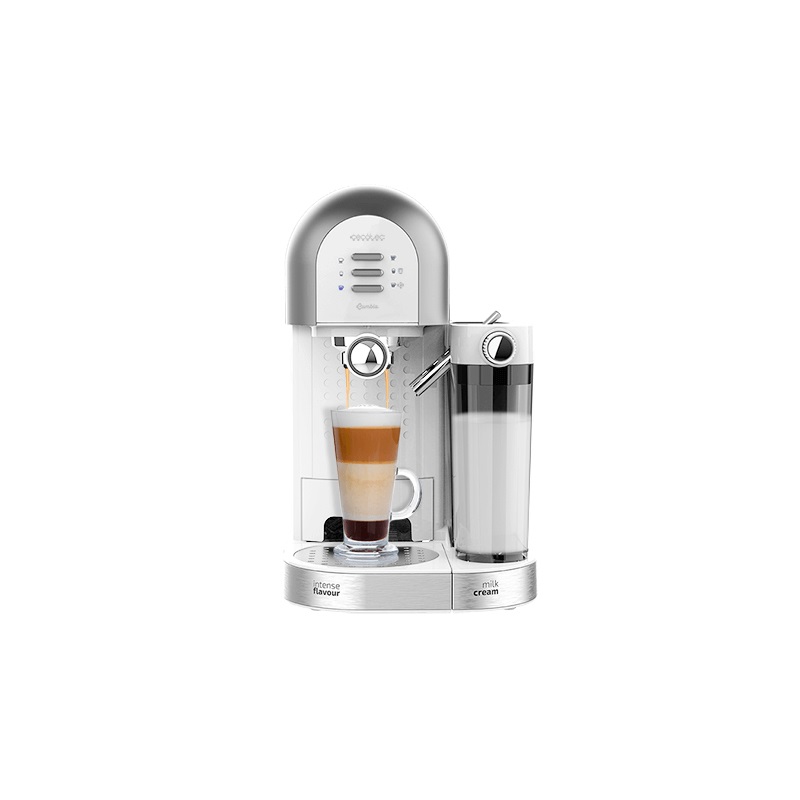 Cecotec Instant-ccino 20 Chic Macchina da Caffè Semi Automatica con Serbatoio Acqua 1,7 L e Serbatoio Latte 0,7 L, 1470 W, 20 Bar