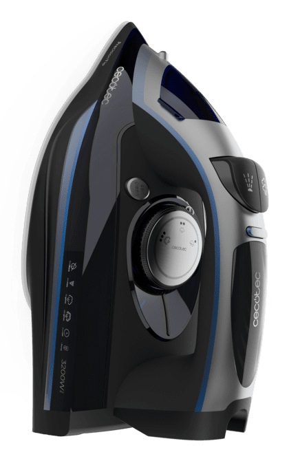 Cecotec IronHero 3200 i-Pump Ferro da stiro a secco e a vapore Piastra antiaderente 3200 W Nero, Blu, Grigio