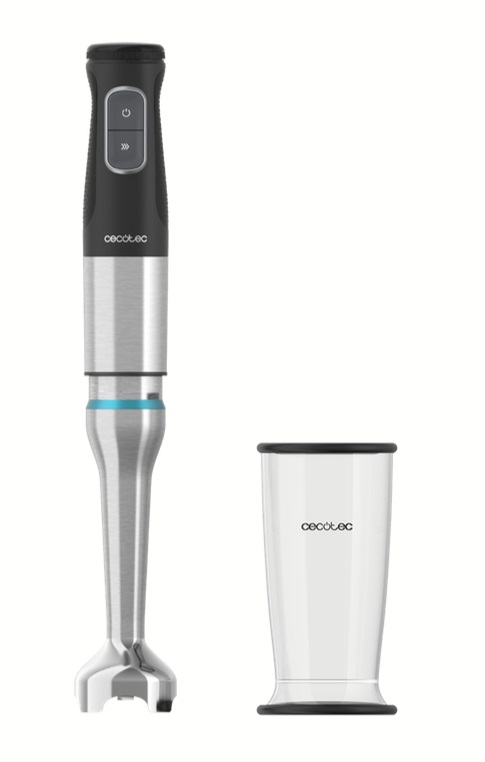 Cecotec Frullatore a immersione Katana TotalDestroy 1200xl Gy - 1200 W, 21 velocità, 4 lame in titanio, piede extralargo, capacità 800 ml