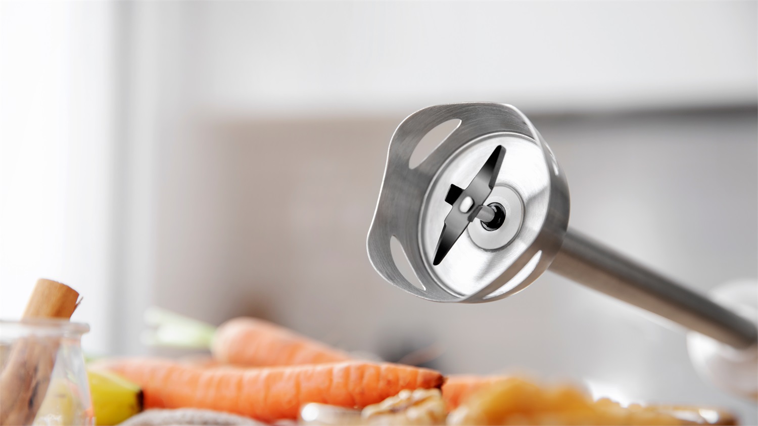 Cecotec Power TitanBlack 1200 XL Frullatore a Immersione con 4 Lame, Piedino XL e Accessori Inclusi