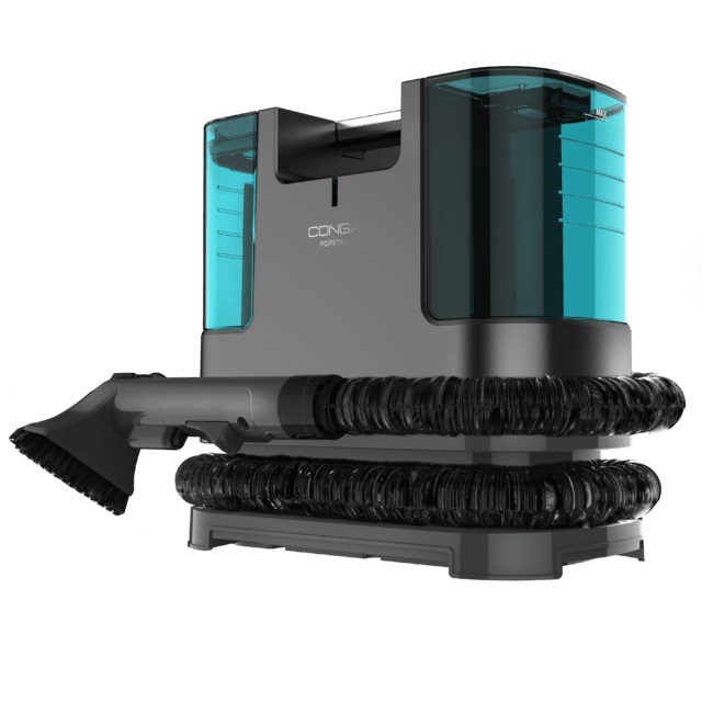 Cecotec Conga PopStar 3000 CarpetClean - Aspirapolvere Portatile 3 in 1, 400W, Serbatoi Acqua Pulita e Sporca, Raggio d'Azione 7,2m, Colore Nero