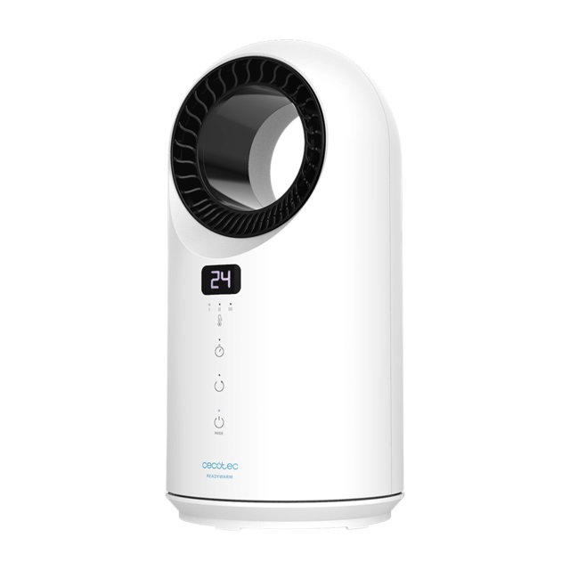Cecotec Ready Warm 8200 - Riscaldatore senza lama 1500W con telecomando, display LED, 3 modalità e oscillazione 60º