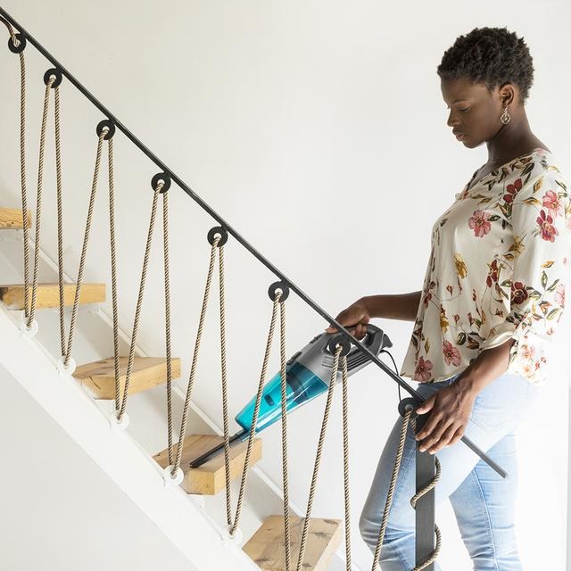 Cecotec Conga Popstar 1000 Duo - Aspirapolvere a bastone 2 in 1, Potenza 800 W, Tecnologia Ciclonica, Serbatoio 800 ml, Cavo da 6 m, Senza Sacchetto