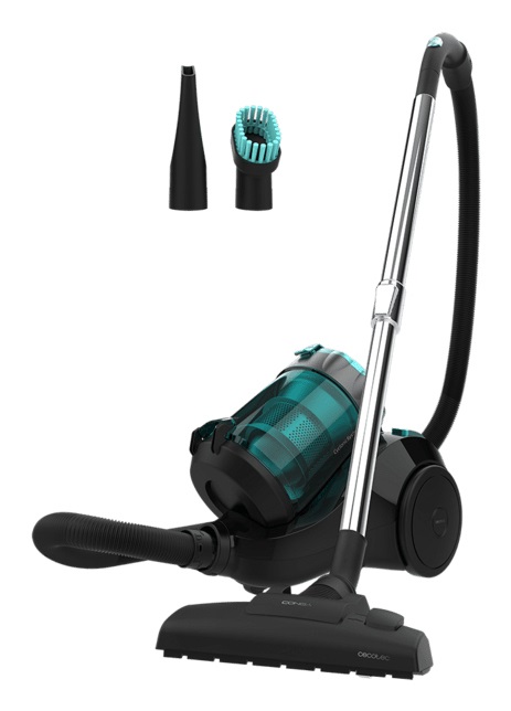 Cecotec Conga Rockstar Multicyclonic Aspirapolvere a Traino Senza Sacco 800 W Capacità 2,5 L con Filtro ad Alta Efficienza e Tubo Telescopico