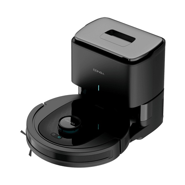 Cecotec Conga 7490 Ultimate Home X-Treme - Robot Aspirapolvere 4000 Pa, Autonomia 120 min, Navigazione Laser, Base Auto-Svuotamento, Pulizia 4 in 1