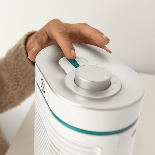 Cecotec Riscaldatore Ceramico da Tavolo ReadyWarm 1550 - 1500 W, Oscillazione, Termostato Regolabile, 3 Modalità di Funzionamento