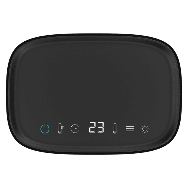 Cecotec Scaldabagno Ceramico ReadyWarm 1570 Max Ceramic Smart - 1500 W, Touch Screen, Termostato Regolabile, 3 Modalità, Timer e Spegnimento Automatico