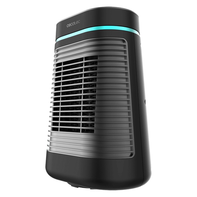 Cecotec Riscaldatore Ceramico da Tavolo ReadyWarm 1550 Max - 1500 W, Oscillazione, Termostato Regolabile, 3 Modalità di Funzionamento, Nero