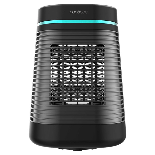 Cecotec Riscaldatore Ceramico da Tavolo ReadyWarm 1550 Max - 1500 W, Oscillazione, Termostato Regolabile, 3 Modalità di Funzionamento, Nero