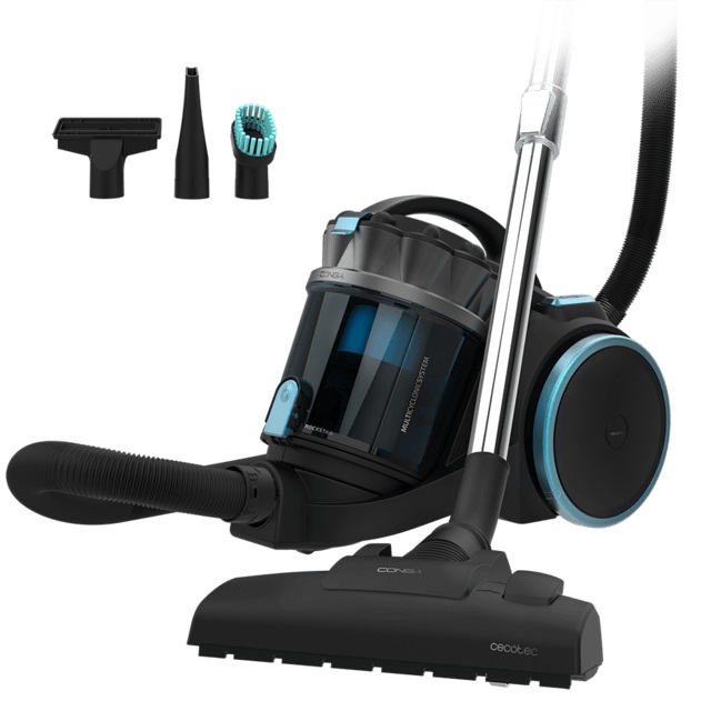 Cecotec Aspirapolvere a Traino Senza Sacco Conga Rockstar Multicyclonic XXL - 800W, 20kPa, Capacità 4L, Filtri Alta Efficienza, Tubo Telescopico in Metallo