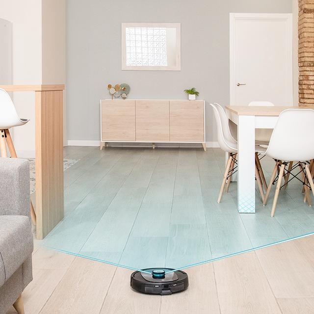 Cecotec Conga 8290 Immortal Ultra Power Home X-Treme - Robot Aspirapolvere 7000 Pa, Autovacciata, 4 Livelli di Potenza, 280 min di Autonomia, Spazzola Multifunzionale, Sacchetto per Polvere Nero 3 L
