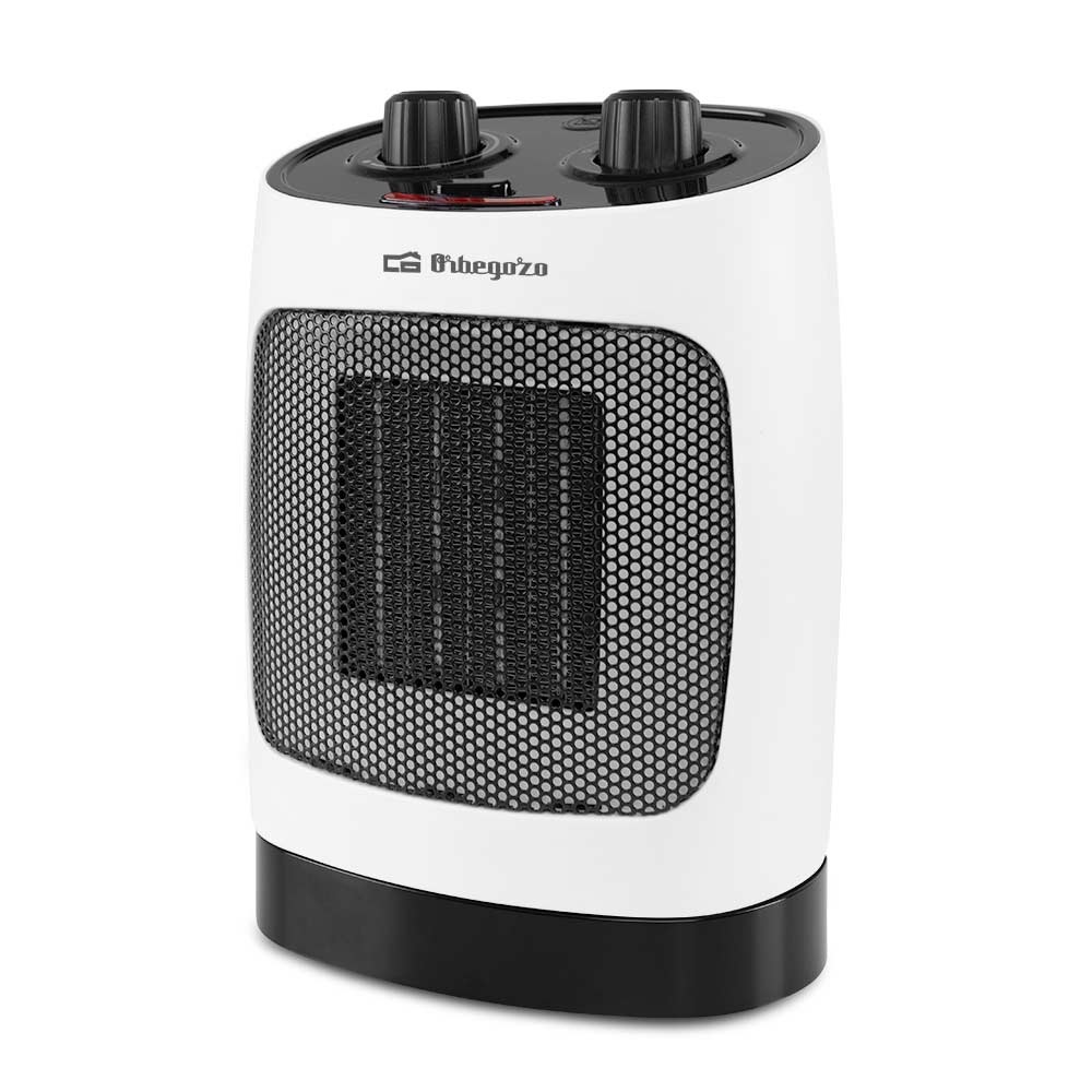 Orbegozo CR 5032 - Riscaldatore ceramico oscillante 2000W con 2 livelli di potenza e protezione da surriscaldamento