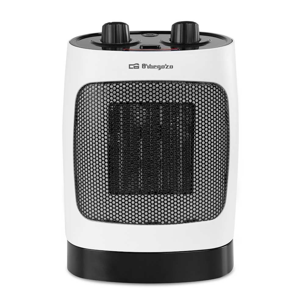 Orbegozo CR 5032 - Riscaldatore ceramico oscillante 2000W con 2 livelli di potenza e protezione da surriscaldamento