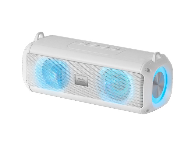 Mars Gaming MSB-XT Altoparlante Portatile Stereo Bianco 20 W con Bluetooth e RGB