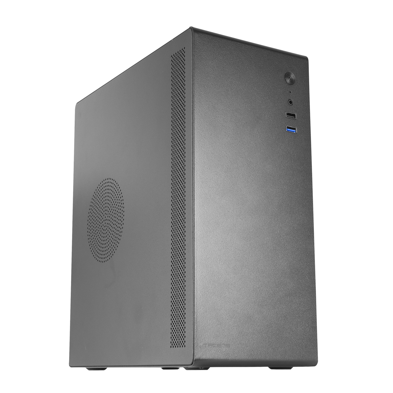 Tacens NOVAX550BR Case PC Micro-ATX con Alimentatore 550W 80Plus Bronze, Design Full Metal, 1x Ventola Posteriore 80mm, Mini Tower con Grande Capacità Interna, Nero