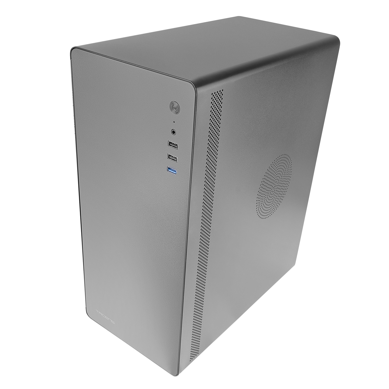 Tacens ENSIS Midi Tower ATX Nero - Case PC in Acciaio con Ventola Ultra-Silenziosa da 120mm e USB 3.0