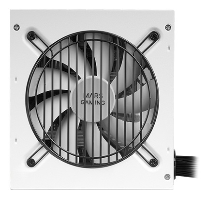 Mars Gaming MPB550 Alimentatore PC 550W ATX 80Plus Bronze Bianco con Ventola FDB 120mm, 90% Efficienza e 6 Anni di Garanzia