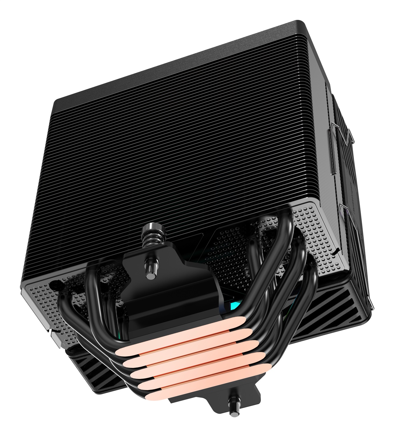 MARS GAMING MCPU-X5ARGB Dissipatore CPU 280W TDP con 5 Heatpipes HCT, Ventola PWM ARGB 120mm, Nucleo in Rame Iperbilanciato, Compatibilità Universale, Nero