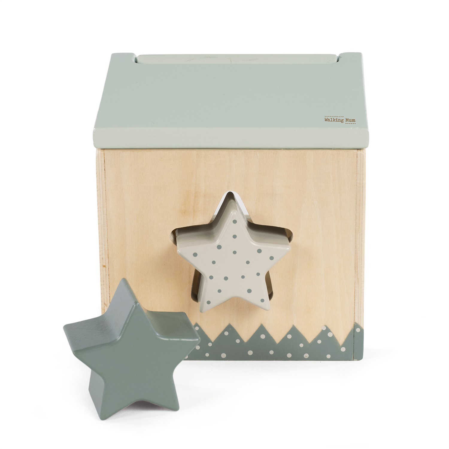 TOYLAND & GIFTS Casetta con Forme ad Incastro Poppy - Gioco Educativo in Legno Sicuro e Durevole