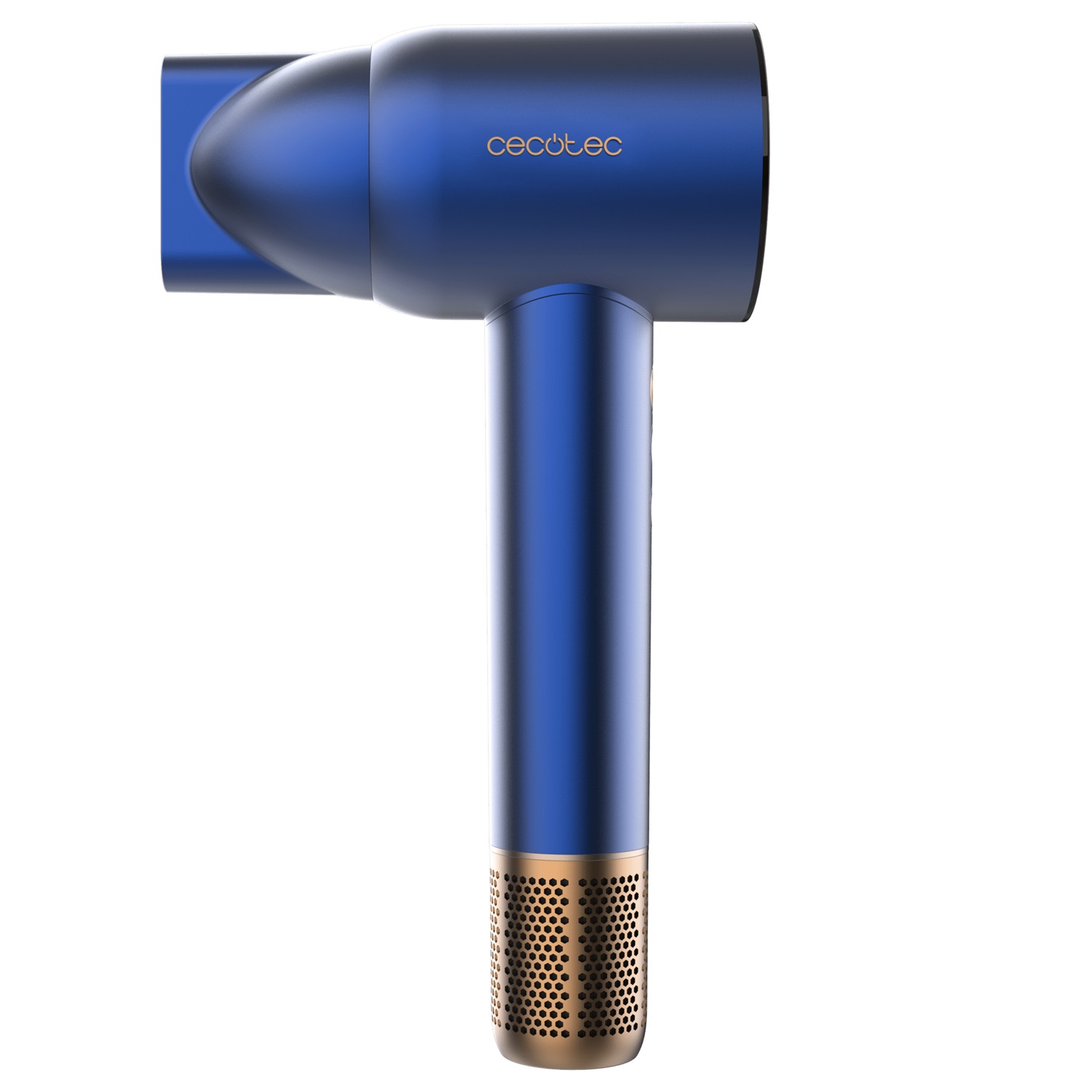 Cecotec IoniCare RockStar Nano IonTech Blue - Asciugacapelli 1600 W, 110000 giri/min, Controllo Intelligente del Calore, 3 Temperature, Funzione Memoria