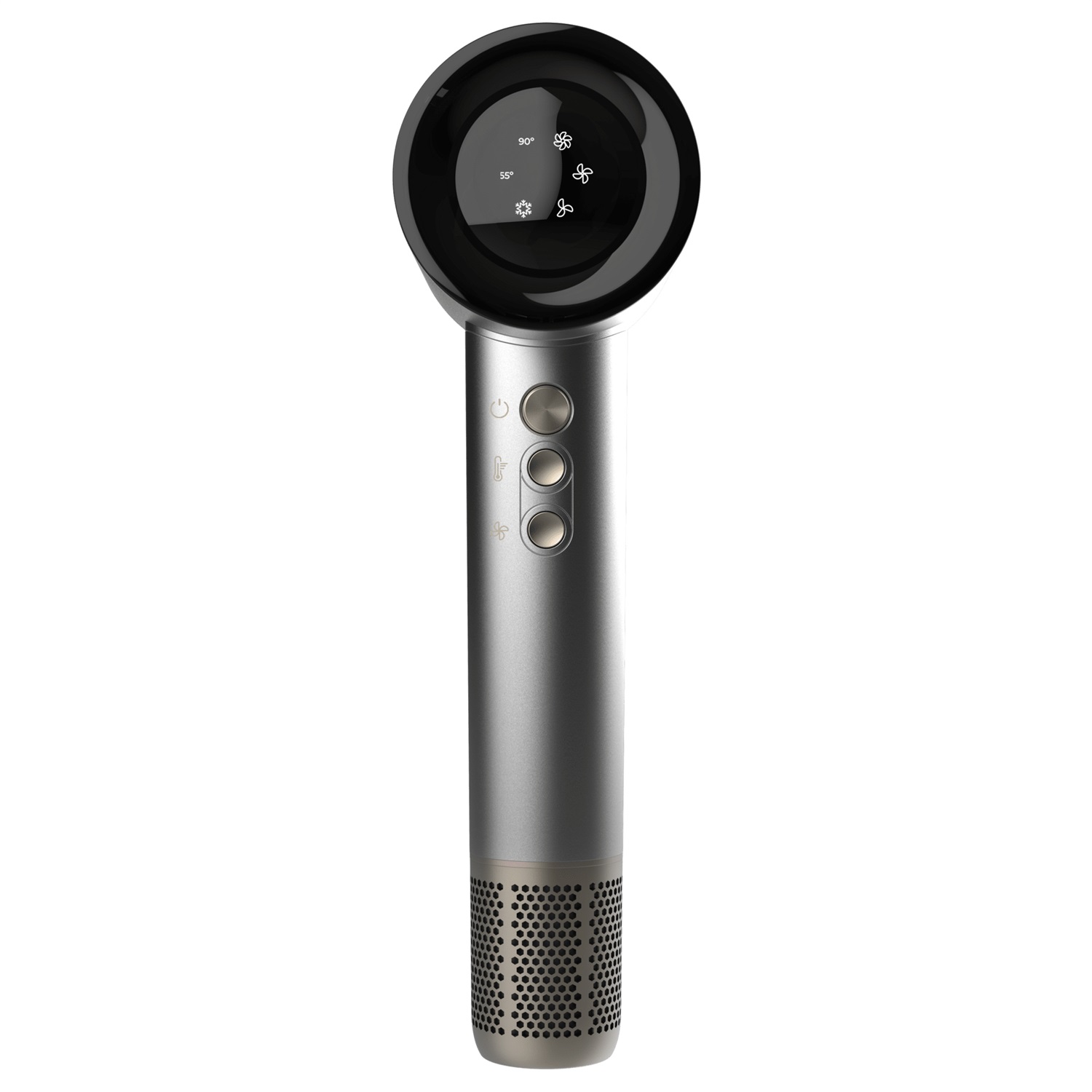 Cecotec IoniCare RockStar Nano IonTech Aluminum Asciugacapelli 1600 W con Funzione Ionica, Controllo Intelligente del Calore e 3 Temperature