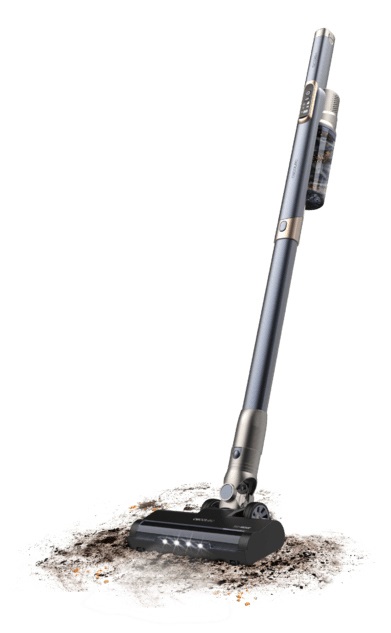 Cecotec Scopa Elettrica Scoba 2100 Station - Aspirapolvere Senza Fili 2 in 1, Motore Digitale Brushless 210W, Aspirazione 20kPa, Autonomia 40min, Spazzola Jalisco, Base Autosvuotante