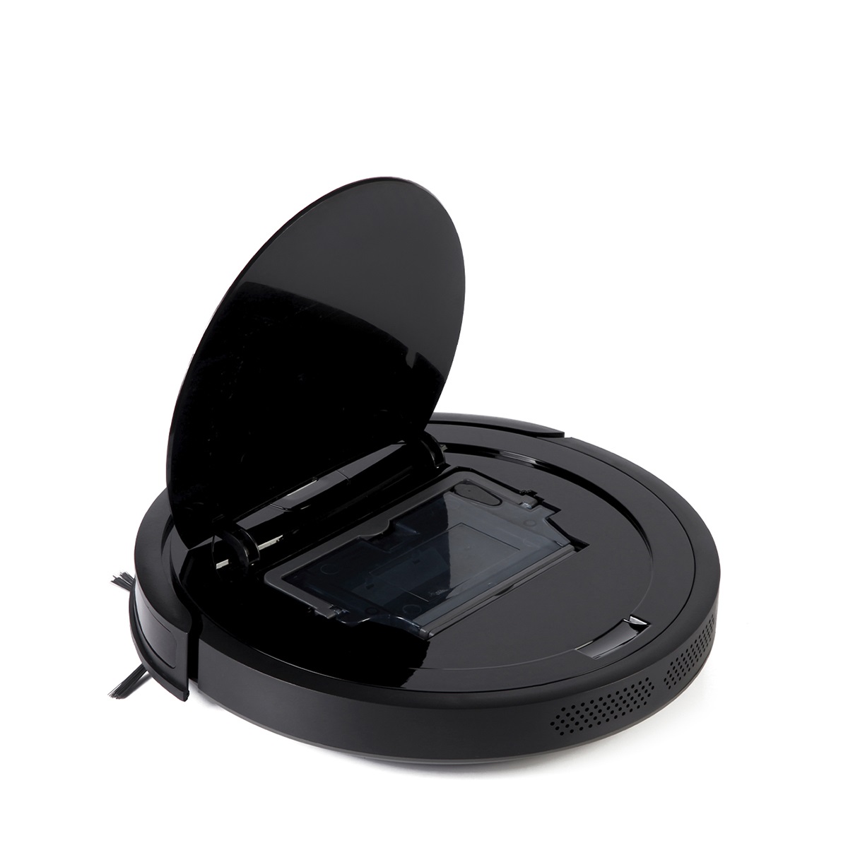 PRIXTON Siesta Robot Aspirapolvere 1000Pa, WiFi, App Programmabile, Ultra Piatto 5,6 cm, Colore Nero