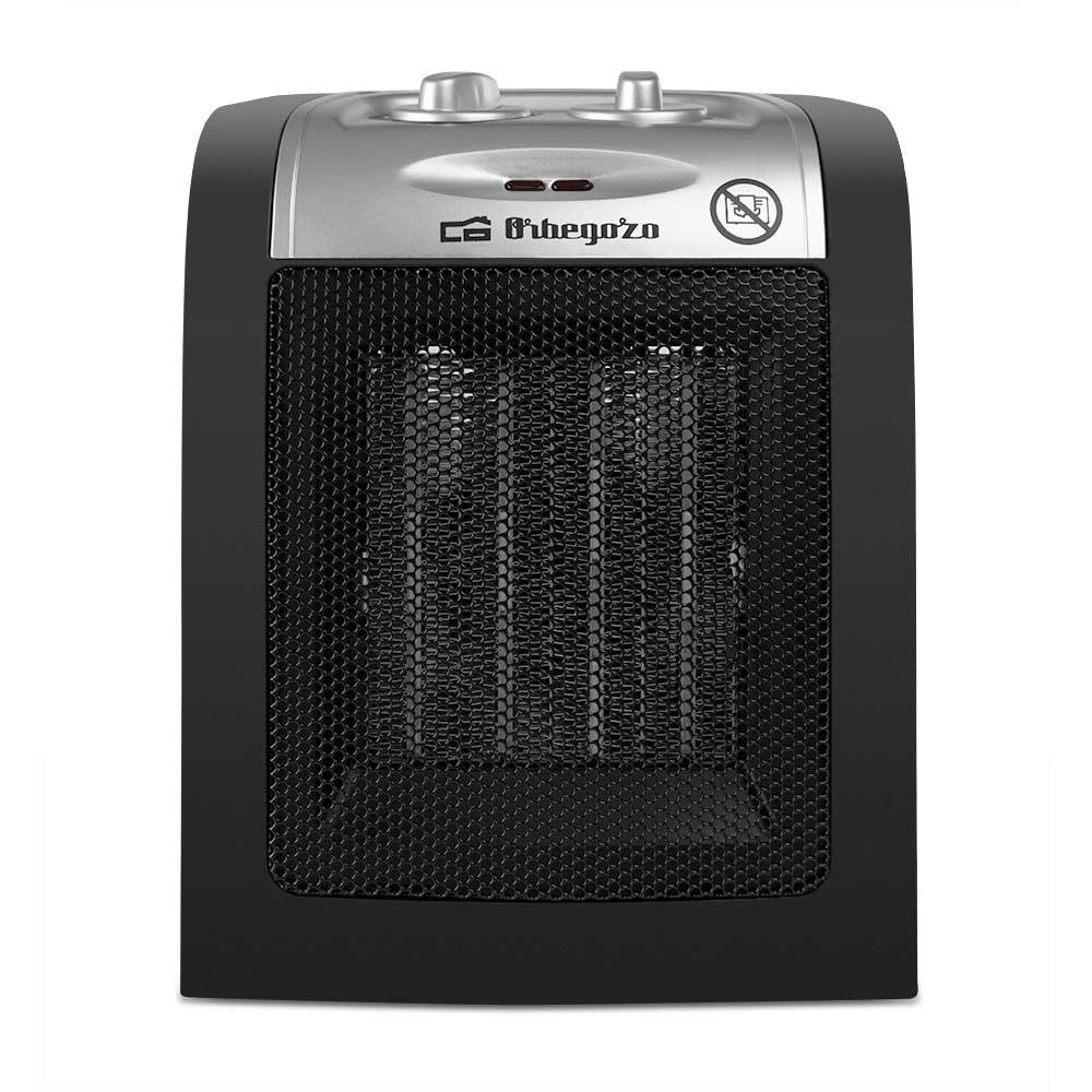 Orbegozo CR 5017 Termoventilatore 1500W con Termostato Regolabile e Protezione dal Surriscaldamento, Nero