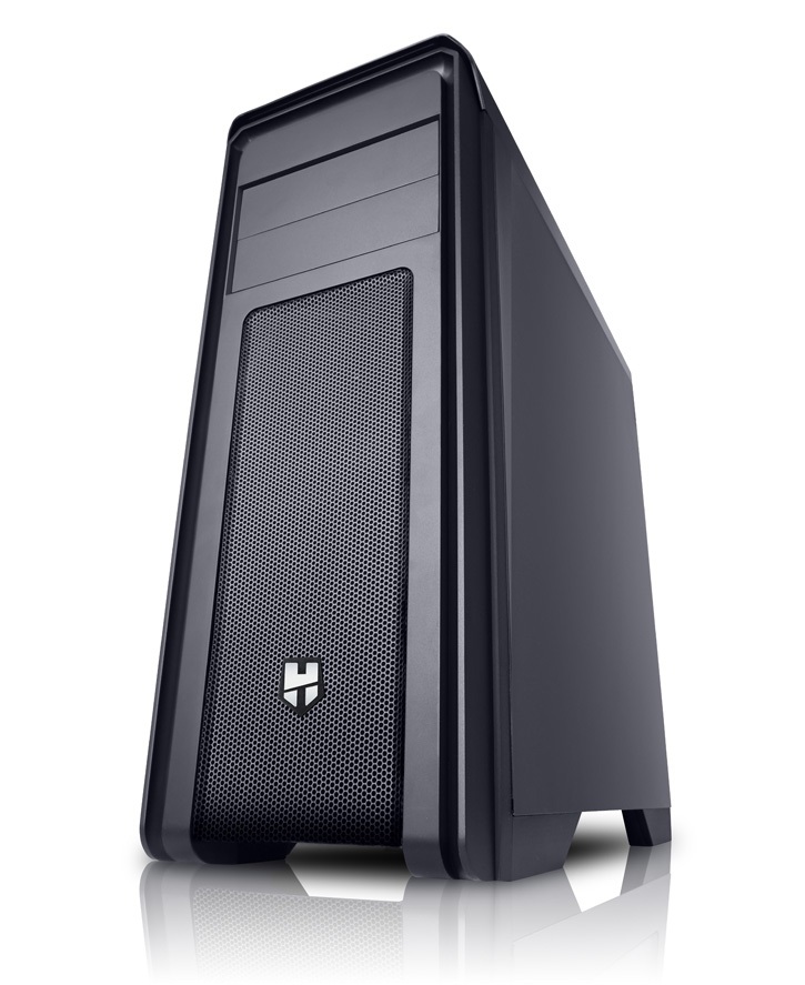 NOX Hummer ZX Midi Tower Nero - ATX/Micro-ATX, Finestra Trasparente, 3 Ventole da 120 mm, 2 Porte USB 3.0, Raffreddamento a Liquido