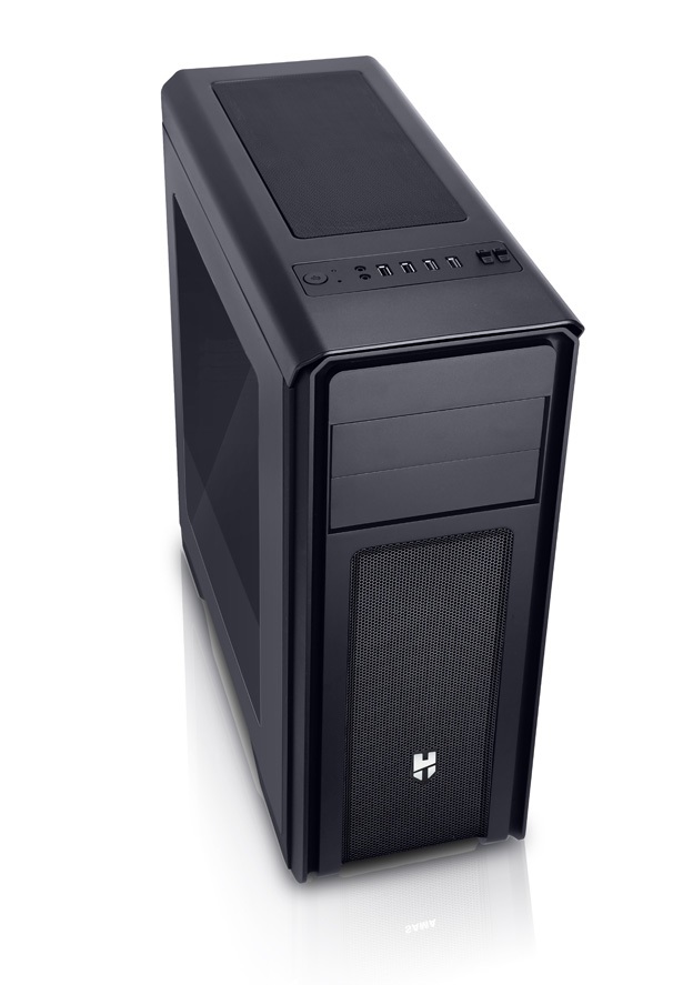 NOX Hummer ZX Midi Tower Nero - ATX/Micro-ATX, Finestra Trasparente, 3 Ventole da 120 mm, 2 Porte USB 3.0, Raffreddamento a Liquido