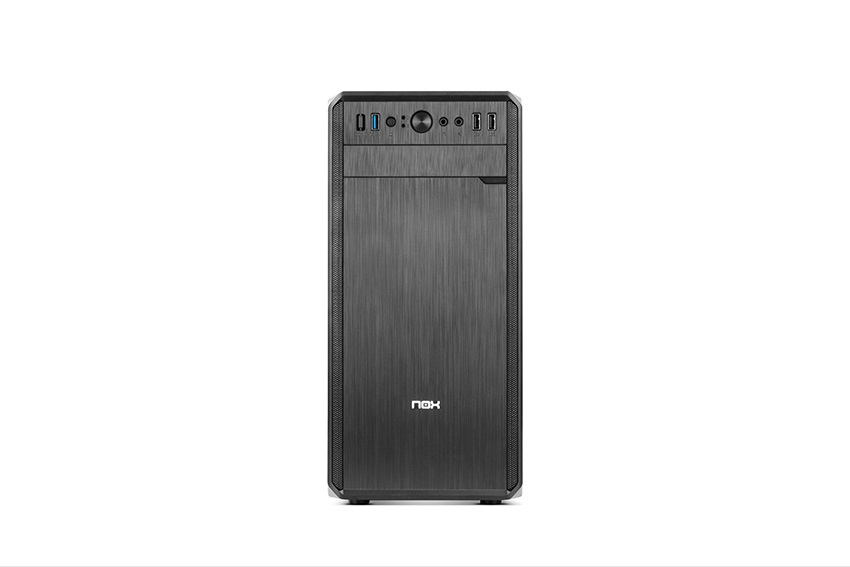 Nox LITE030 Midi Tower Nero con Alimentatore ATX 500W - Compatibile con Schede Madri ATX e Micro ITX
