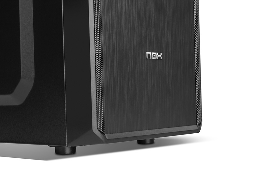 Nox LITE030 Midi Tower Nero con Alimentatore ATX 500W - Compatibile con Schede Madri ATX e Micro ITX