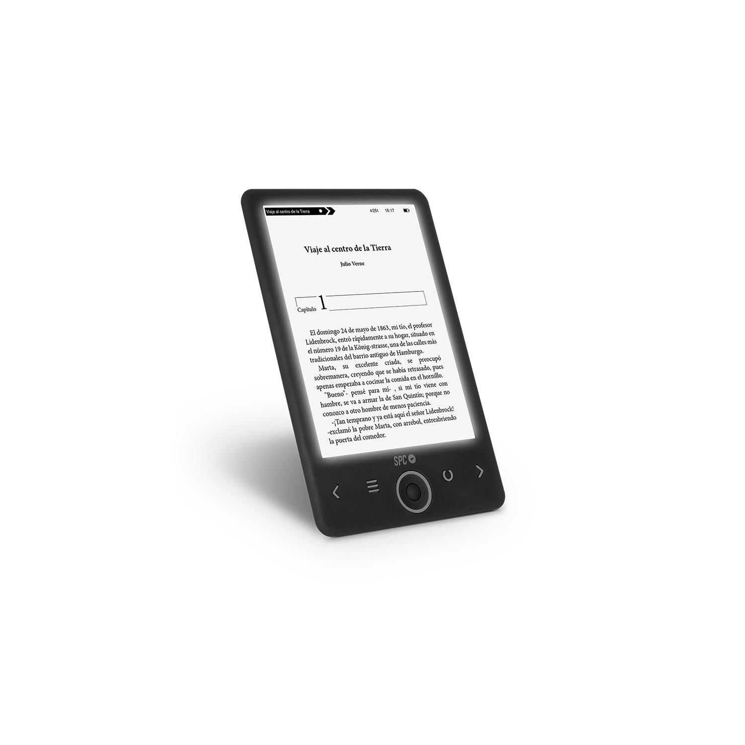 SPC Dickens Light 2 Lettore E-book 8 GB con Schermo Retroilluminato 6