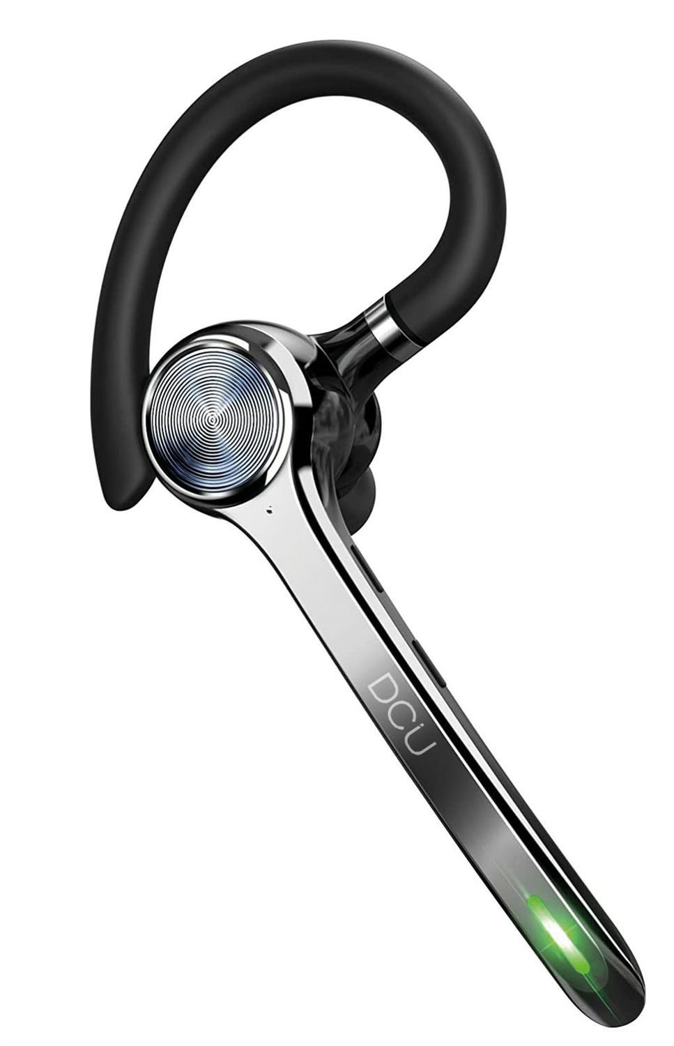 DCU TECNOLOGIC Auricolare Mono Bluetooth 5.0 Action Pro - Wireless, Doppio Microfono, Connettività a Doppio Punto