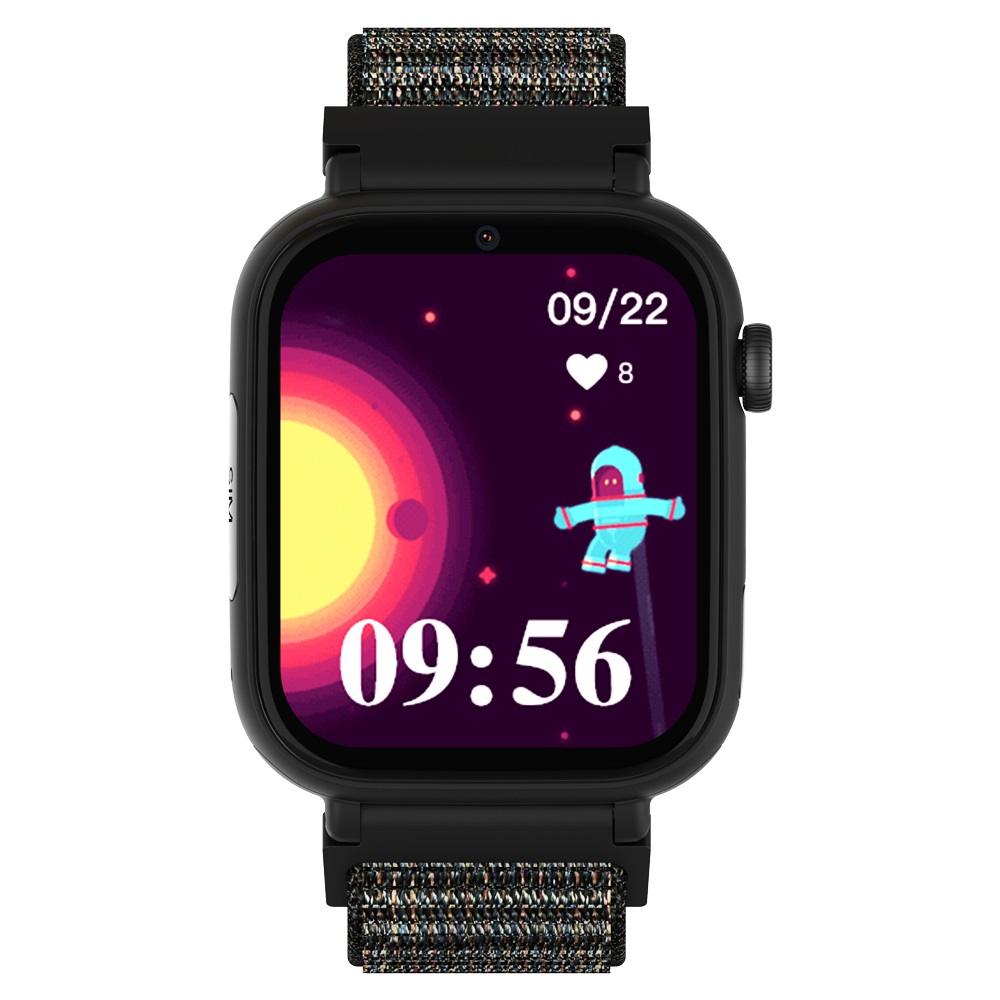 DCU TECNOLOGIC - Smartwatch per bambini con Android, GPS, Videochiamate, Tasto SOS e Controllo genitori - Colore Nero