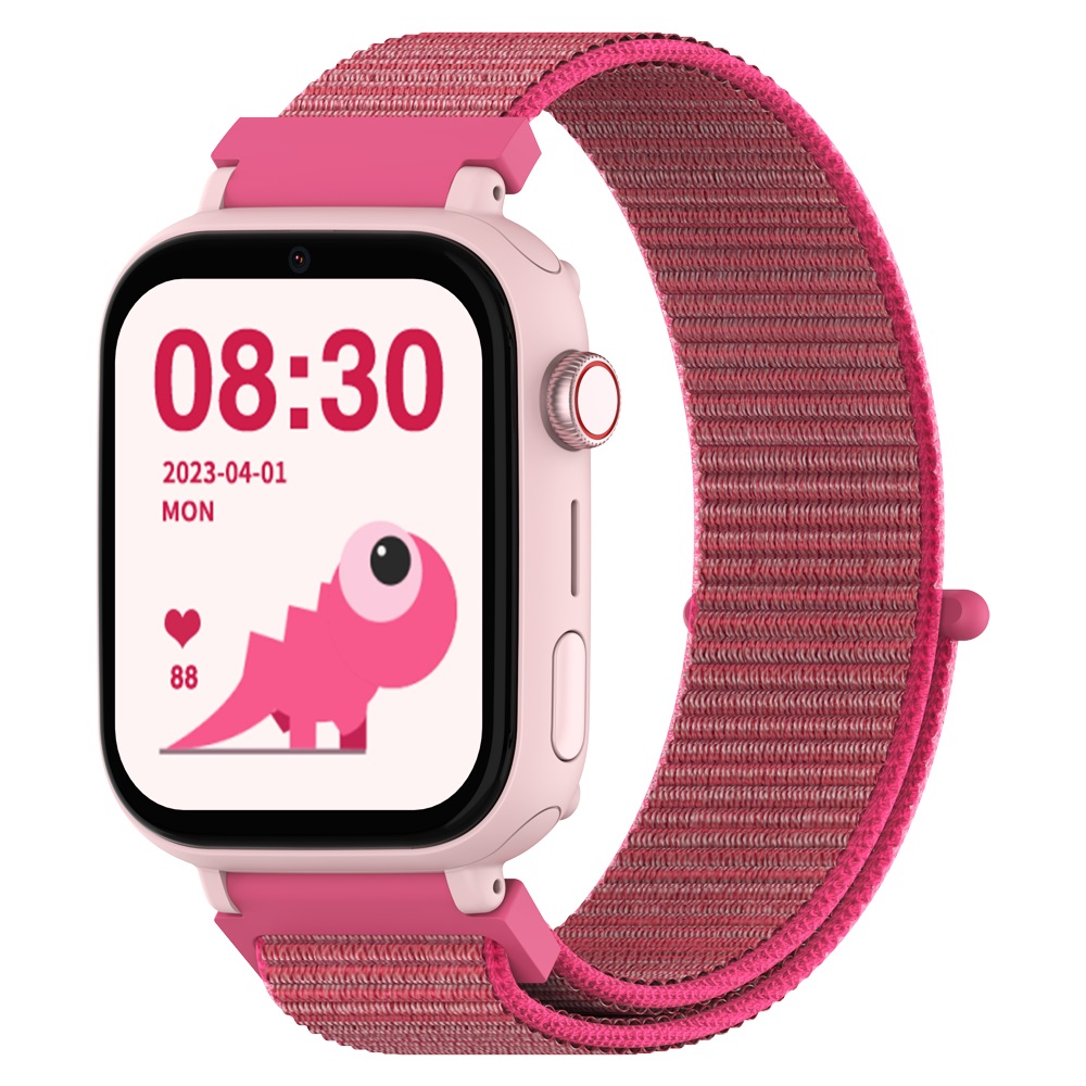 DCU TECNOLOGIC - Smartwatch per bambini Rosa con GPS, Videochiamate e Controllo Genitori