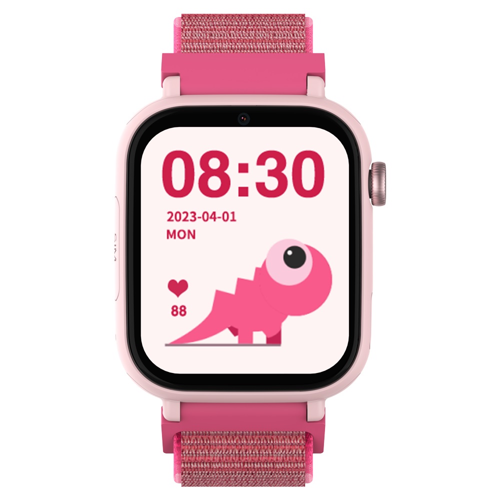 DCU TECNOLOGIC - Smartwatch per bambini Rosa con GPS, Videochiamate e Controllo Genitori