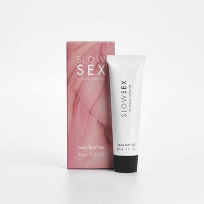 Bijoux Indiscrets Slow Sex Anal Play Gel Lubrificante Anale 30 ml - A base d'acqua con Aloe Vera e Camomilla