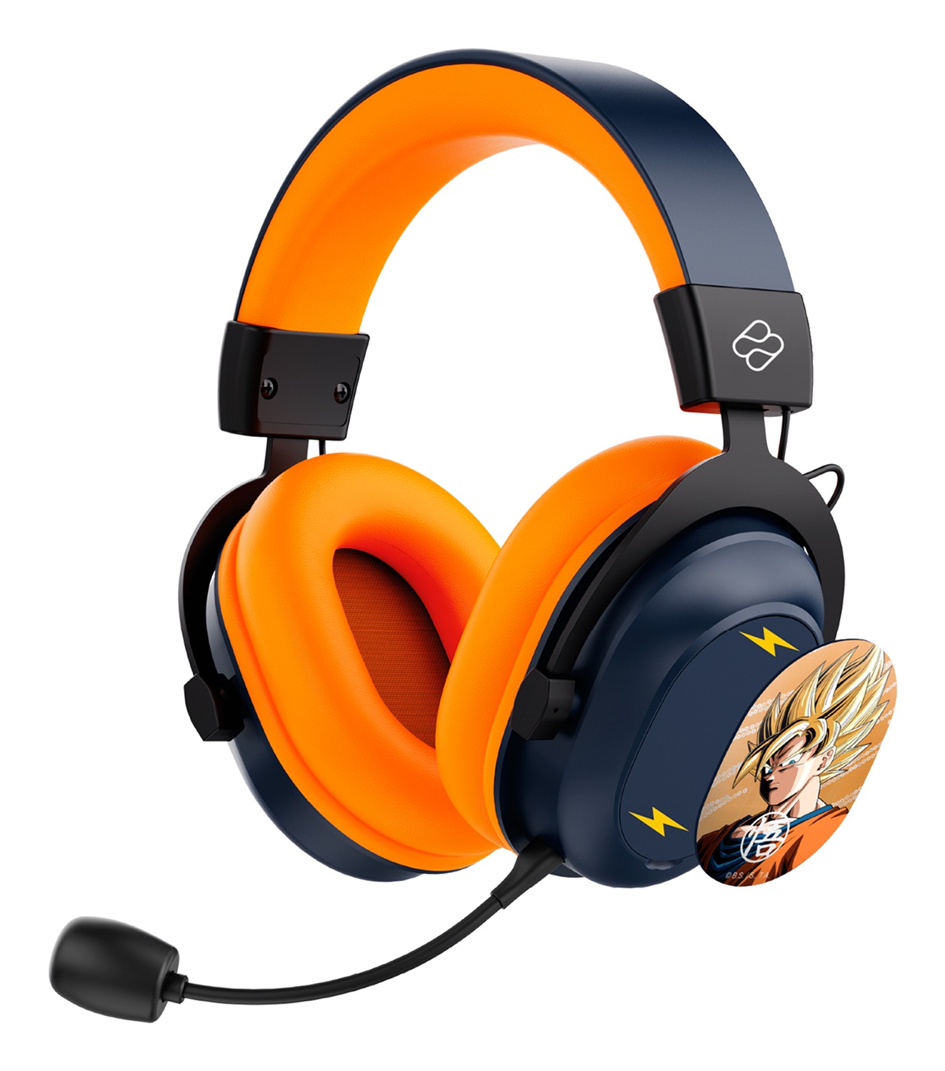 FR-TEC Tanooki Cuffie Gaming Wireless con Microfono Integrato e Illuminazione LED