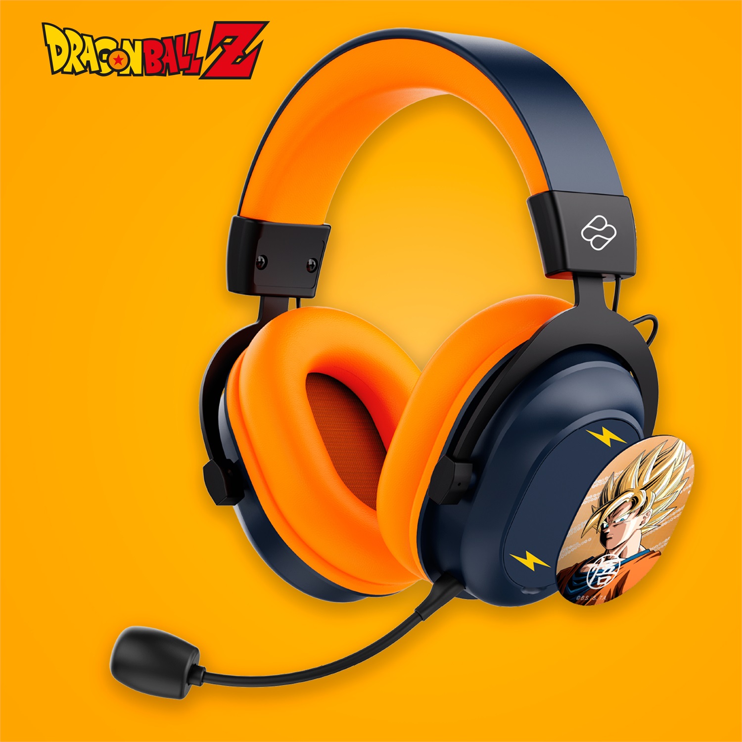 FR-TEC Tanooki Cuffie Gaming Wireless con Microfono Integrato e Illuminazione LED